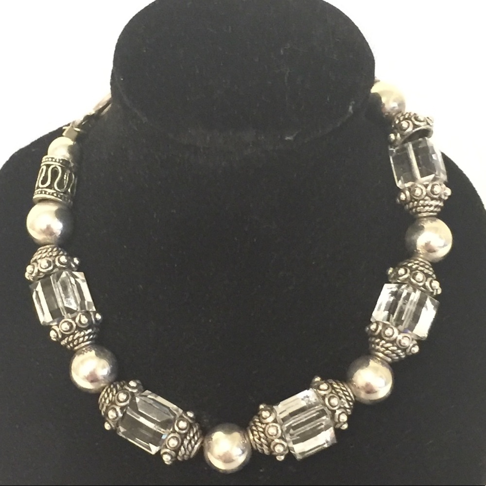 Silpada Swarovski Bead Sterling Silver Bracelet